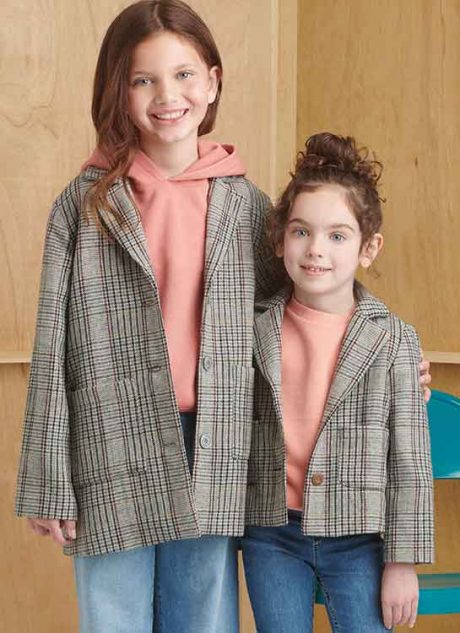 S9831 Children's and Girls' Jacket in Two Lengths