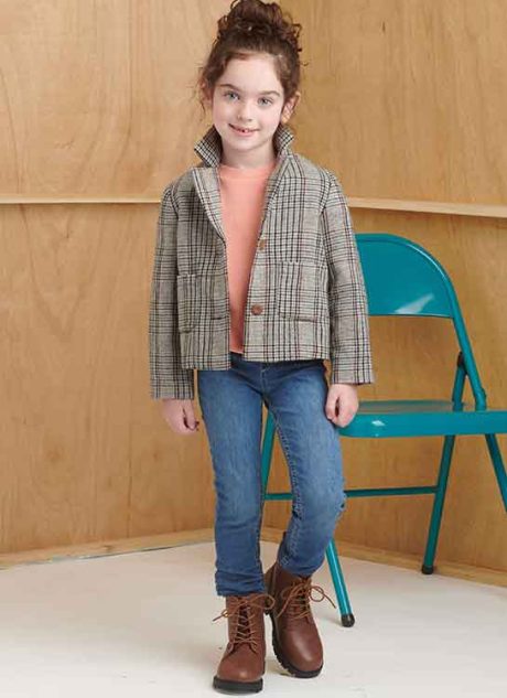 S9831 Children's and Girls' Jacket in Two Lengths