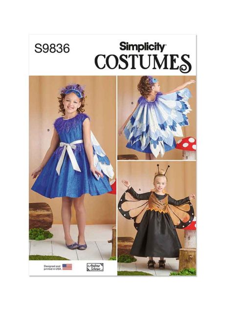 S9836 Children's and Girls' Costumes by Andrea Schewe Designs