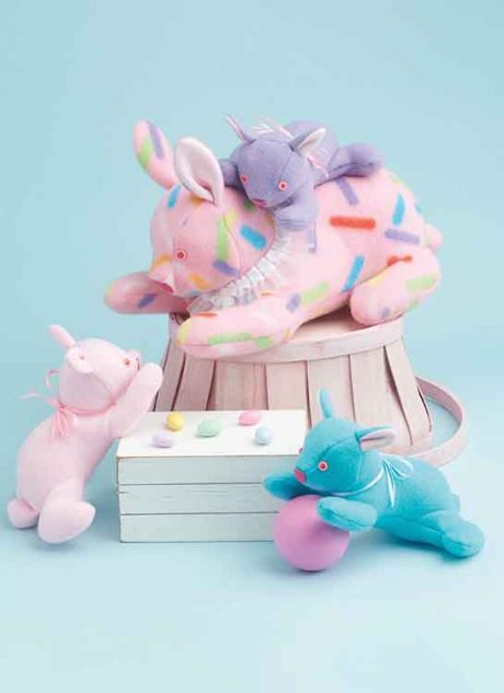 S9837 Plush Animals by Carla Reiss Design