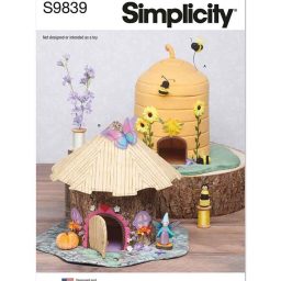 S9839 Fabric Critter Houses and Peg Doll Accessories by Carla Reiss Design