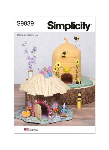 S9839 Fabric Critter Houses and Peg Doll Accessories by Carla Reiss Design
