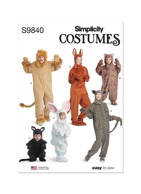 S9840 Children's and Adult's Animal Costumes