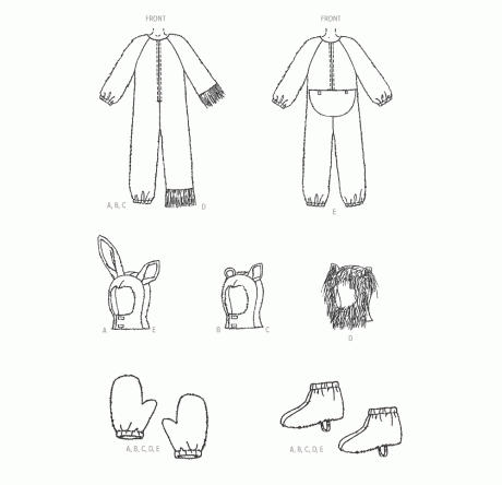 S9840 Children's and Adult's Animal Costumes