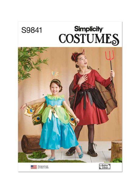 S9841 Children's and Girls' Costumes by Andrea Schewe Designs