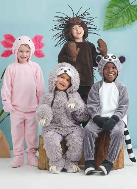 S9842 Children's Animal Costumes by Andrea Schewe Designs