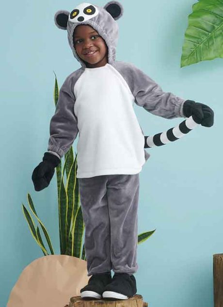 S9842 Children's Animal Costumes by Andrea Schewe Designs