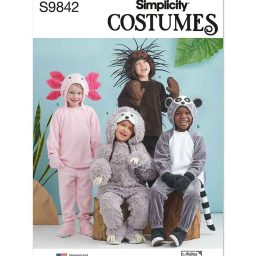 S9842 Children's Animal Costumes by Andrea Schewe Designs