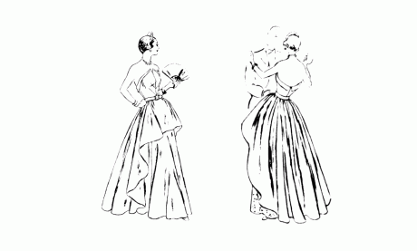 V1963 Misses’ Evening Dress - Image 5