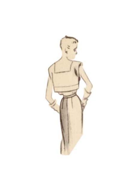 V1964 Misses' Dress and Capelet
