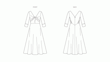 V1967 Misses' Dress by Rachel Comey