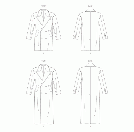 V1976 Men's Coat in Two Lengths