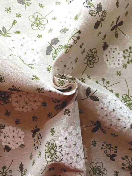 100% cotton imitation linen, "Elderflower" - Image 2