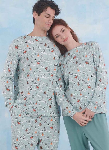 S9861 Children's, Teens' and Adults' Knit Loungewear