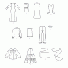 S9869 Doll Clothes for 11 1/2" Fashion Doll by Theresa LaQuey