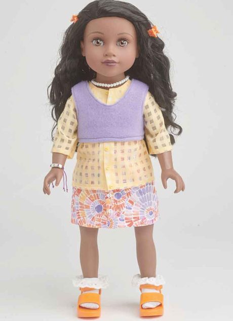 S9874 18" Doll Clothes by Carla Reiss Design