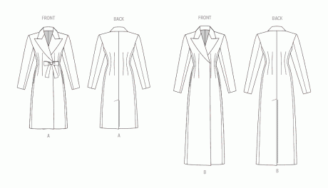 V1990 Misses' Coats