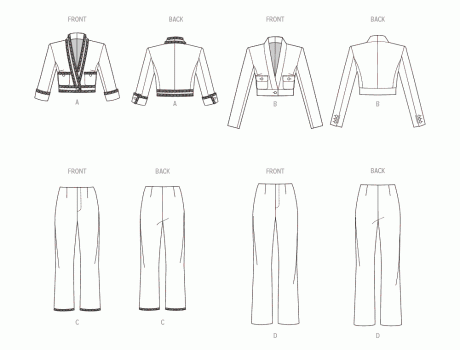 V1993 Misses' Jacket and Pants