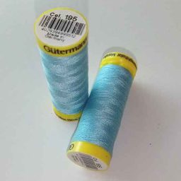 Gutermann Maraflex elastic thread, Col. 195 (aqua)