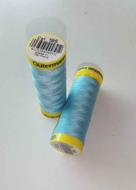 Gutermann Maraflex elastic thread, Col. 195 (aqua)