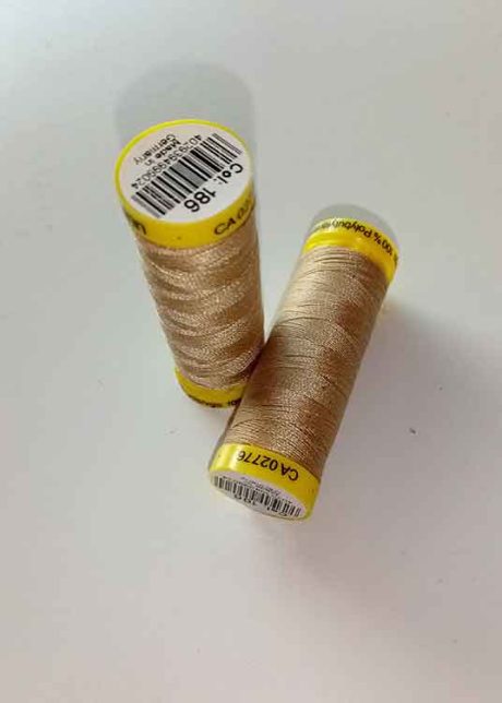 Gutermann Maraflex elastic thread, Col. 186 (beige)