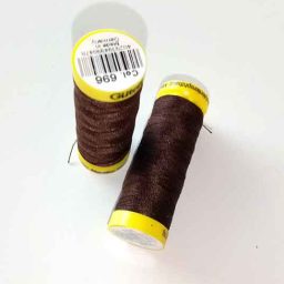 Gutermann Maraflex elastic thread, Col. 696 (brown)