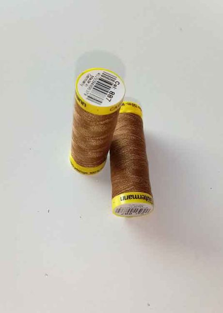 Gutermann Maraflex elastic thread, Col. 887 (biscuit)