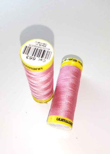 Gutermann Maraflex elastic thread, Col. 663 (candy pink)