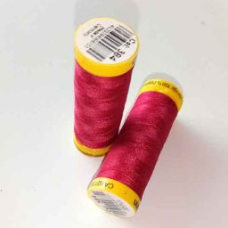 Gutermann Maraflex elastic thread, Col. 384 (cardinal red)