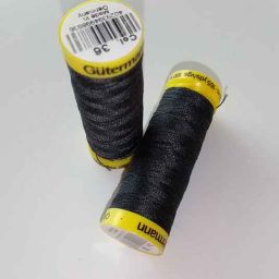 Gutermann Maraflex elastic thread, Col. 36 (charcoal)
