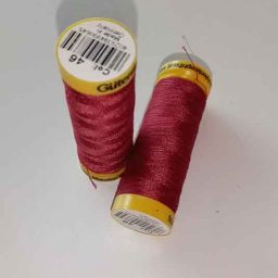 Gutermann Maraflex elastic thread, Col. 46 (crimson)