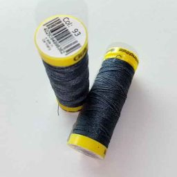 Gutermann Maraflex elastic thread, Col. 93 (dark grey)