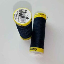 Gutermann Maraflex elastic thread, Col. 339 (dark navy)