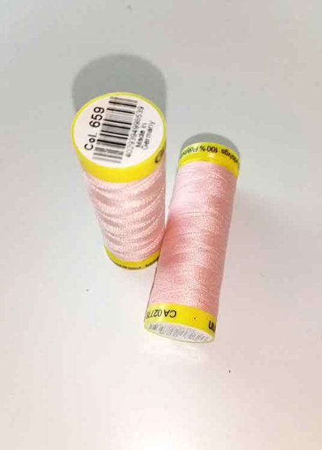 Gutermann Maraflex elastic thread, Col. 659 (flesh pink)