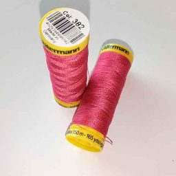 Gutermann Maraflex elastic thread, Col. 382 (hot pink)