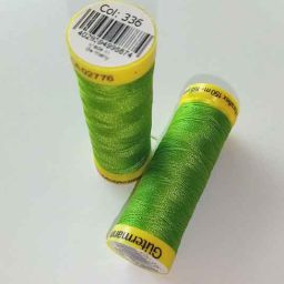 Gutermann Maraflex elastic thread, Col. 336 (lime green)