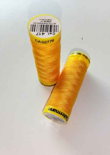 Gutermann Maraflex elastic thread, Col. 417 (marigold)