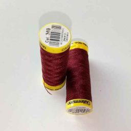 Gutermann Maraflex elastic thread, Col. 369 (maroon)