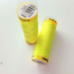 Gutermann Maraflex elastic thread, Col. 3835 (neon yellow)