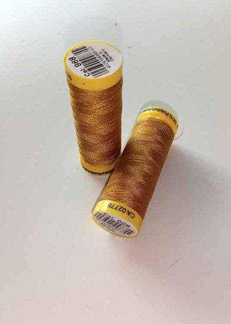 Gutermann Maraflex elastic thread, Col. 968 (ochre)
