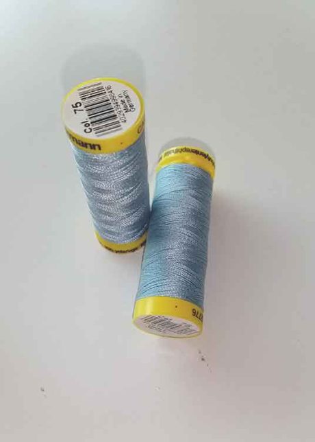 Gutermann Maraflex elastic thread, Col. 75 (pale blue)