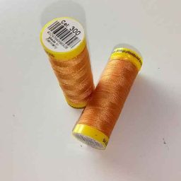 Gutermann Maraflex elastic thread, Col. 300 (pale orange)