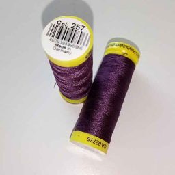 Gutermann Maraflex elastic thread, Col. 257 (purple)