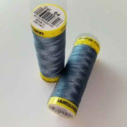 Gutermann Maraflex elastic thread, Col. 64 (slate blue)