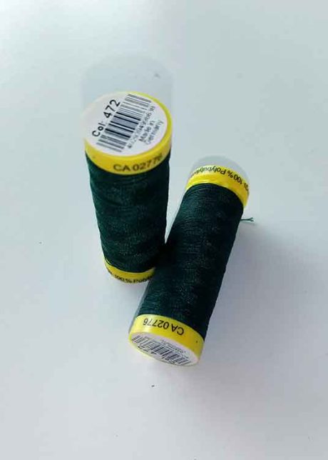 Gutermann Maraflex elastic thread, Col. 472 (teal)