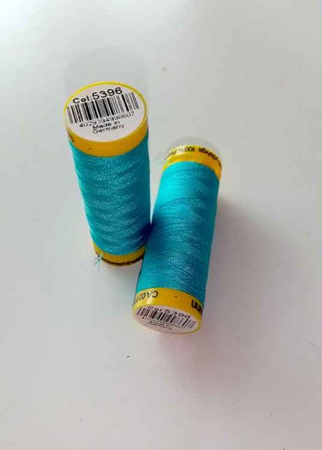 Gutermann Maraflex elastic thread, Col. 5396 (turquoise)
