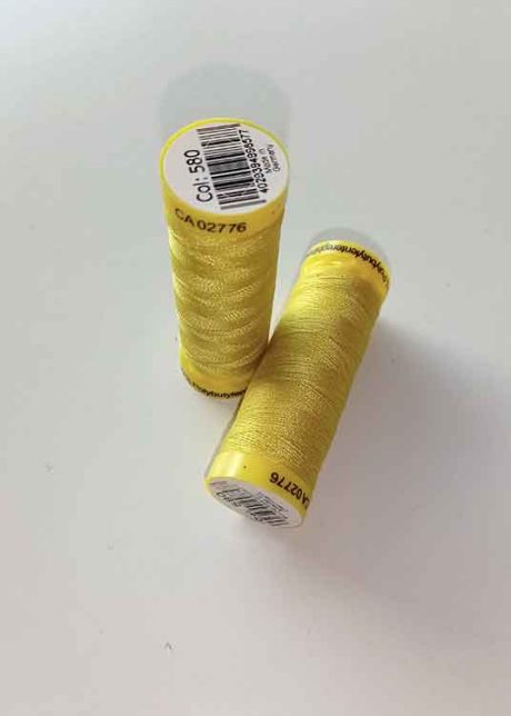 Gutermann Maraflex elastic thread, Col. 580 (corn yellow)