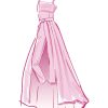 M8450 Misses' and Women's Dress, Jumpsuit and Overskirt