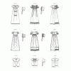 M8460 Infant's Christening Gown, Romper and Bonnet - Image 16