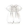 M8460 Infant's Christening Gown, Romper and Bonnet - Image 15